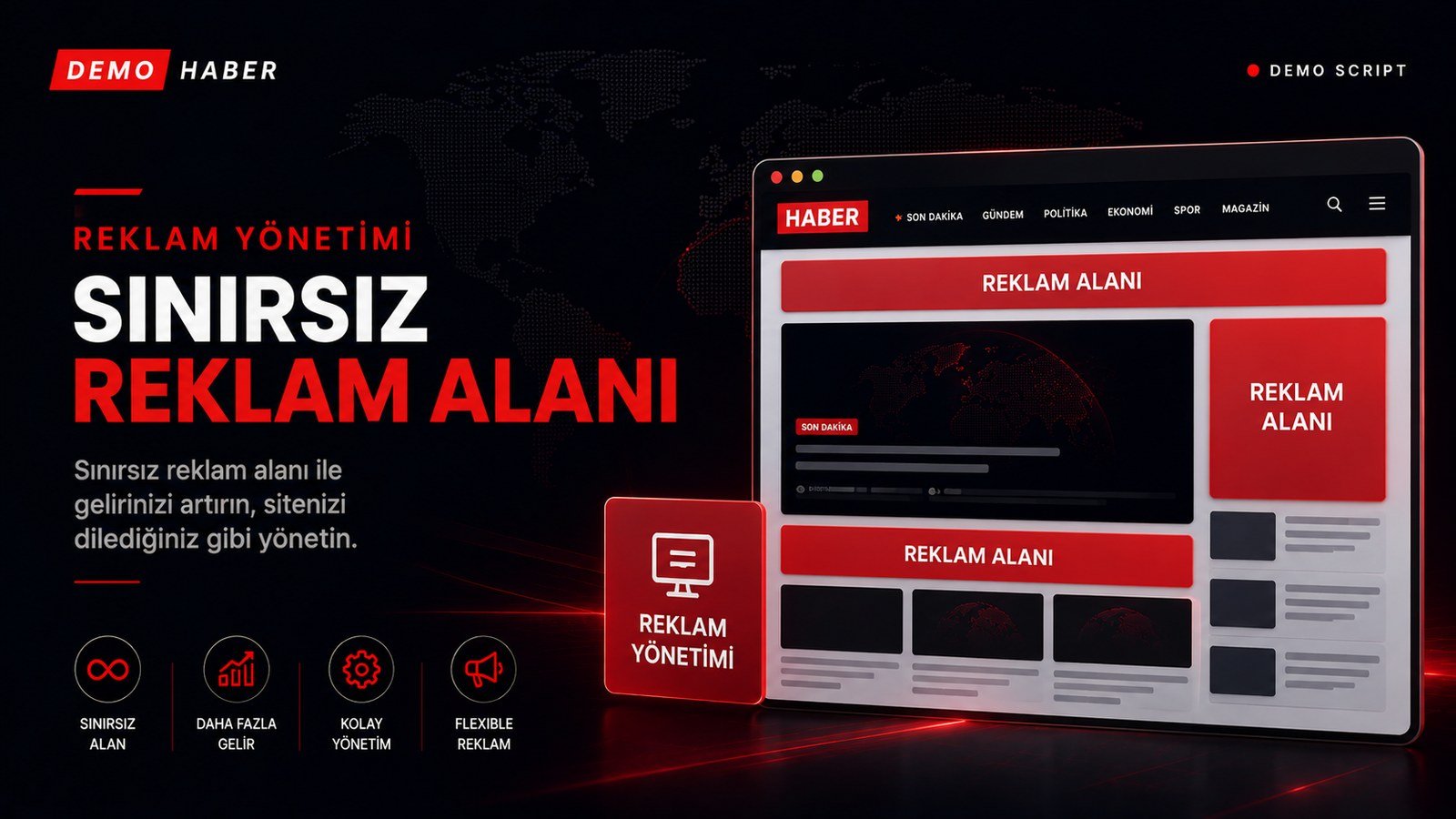 Sınırsız Reklam Alanı