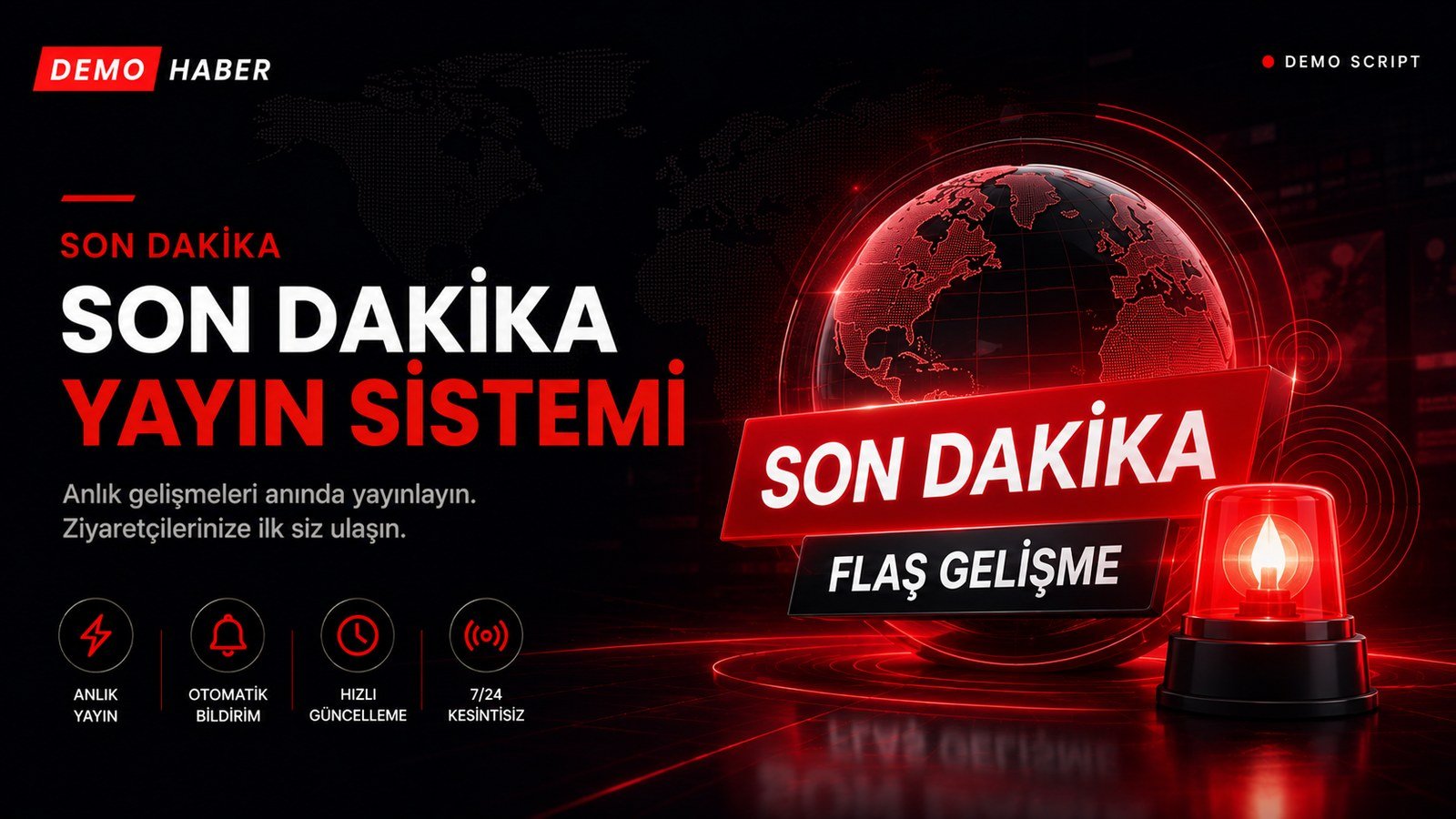 Son Dakika Yayın Sistemi
