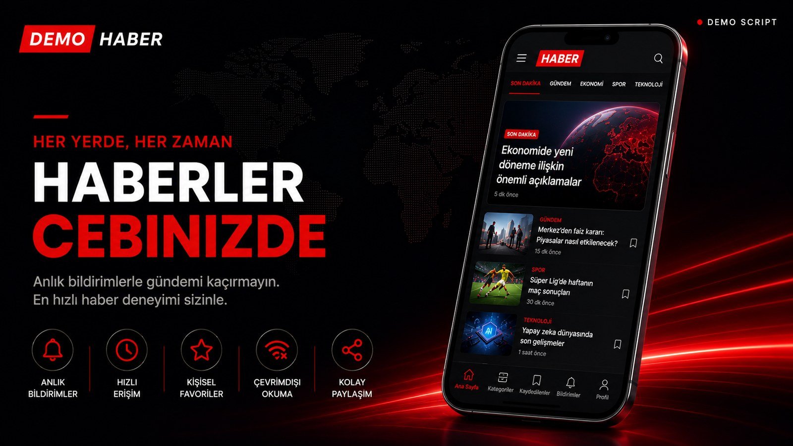 Haberler Cebinizde